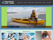 Tablet Screenshot of benefieldeyecare.com